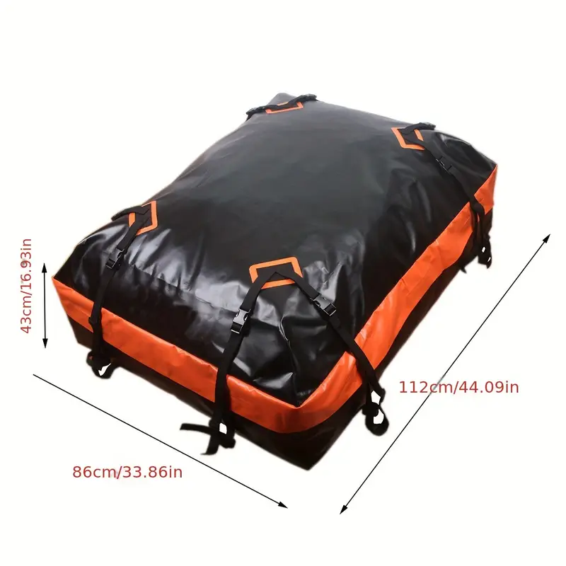 600D Clip Grid Wasserdichte Sonnenschutz Autodach Gepäcktasche
