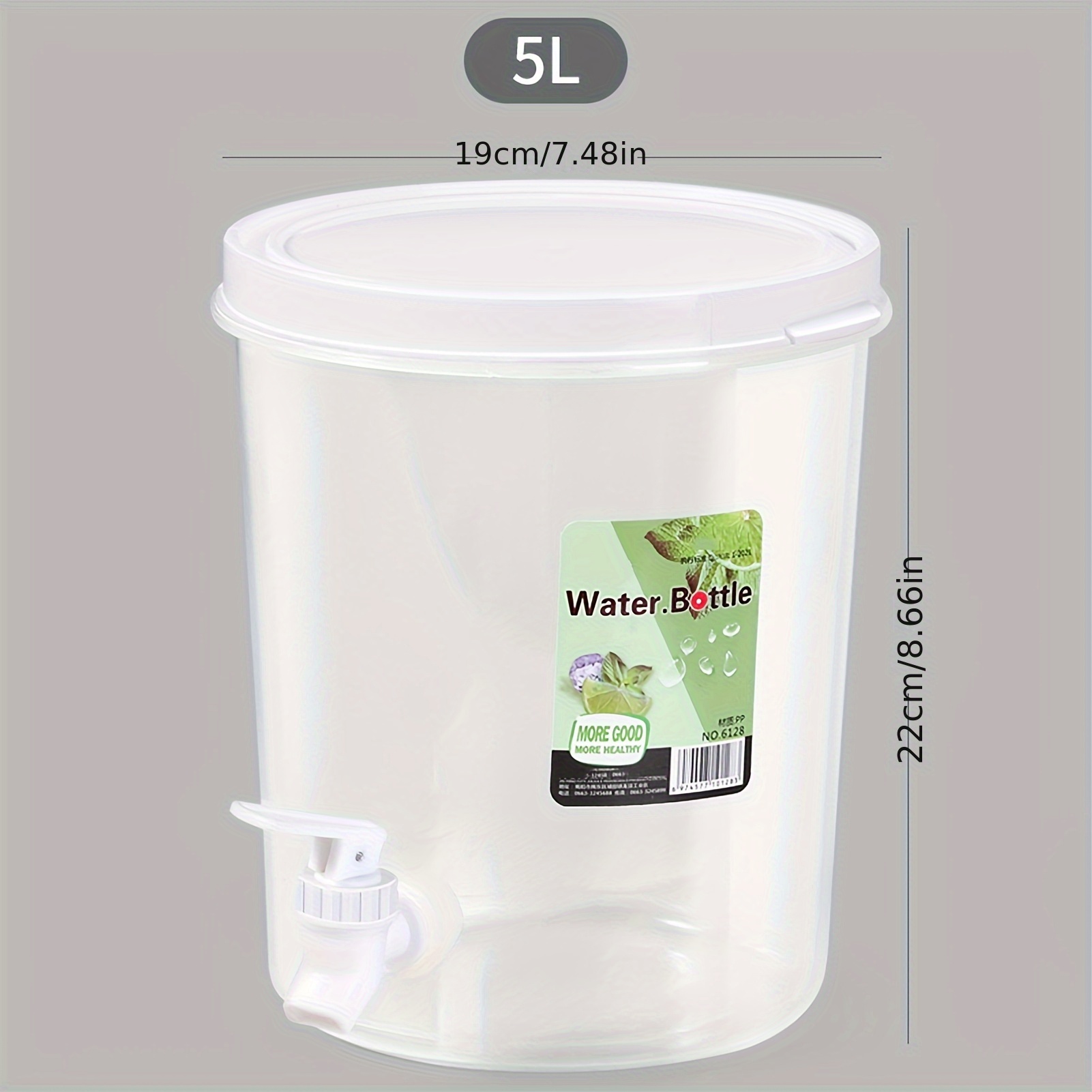 Leak-Proof Plastic Water Dispenser - Perfect for Fridge, Kitchen & Dining Room Use, for Return School