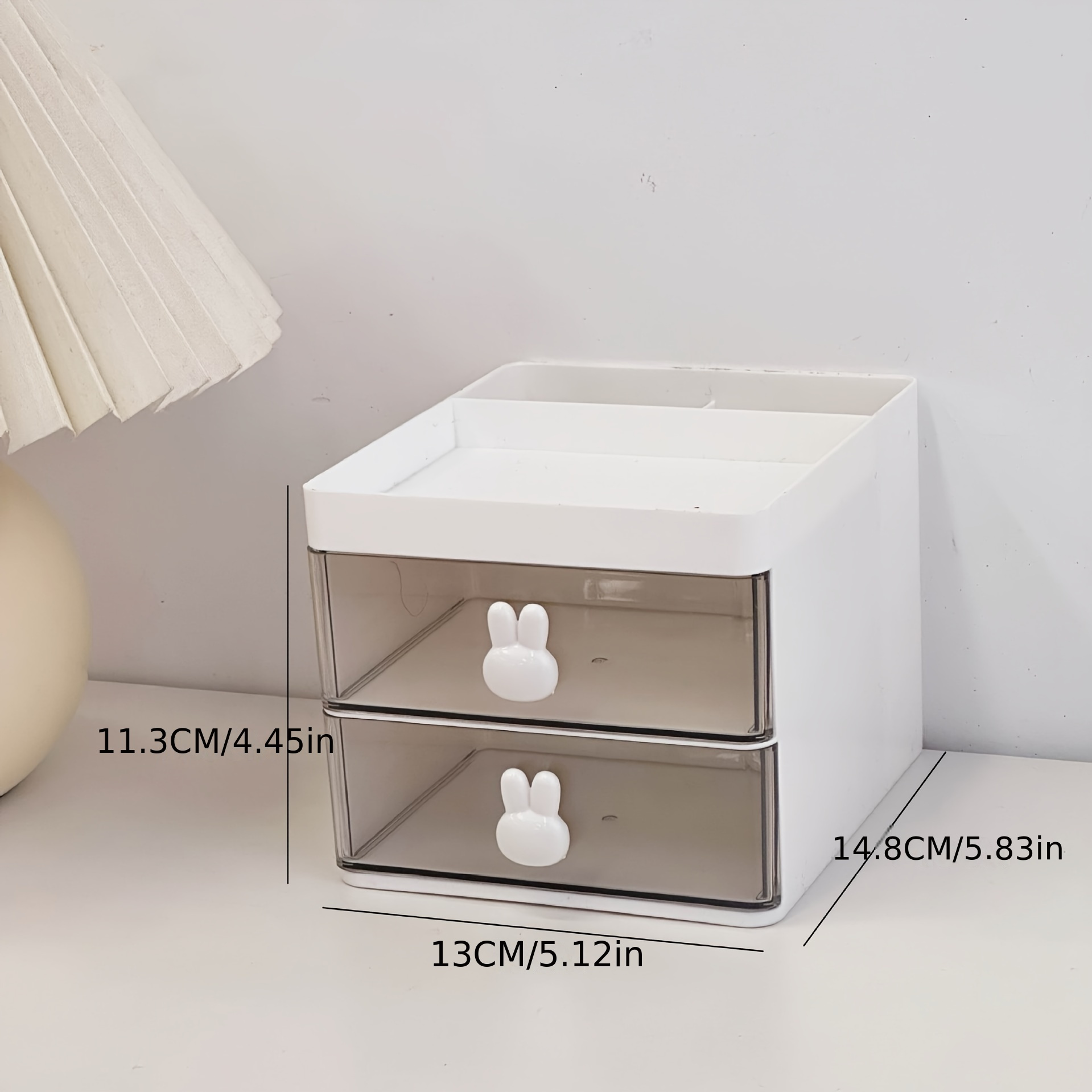 Makeup Organizer Office Desktop Organizer With Drawer Desk - Temu