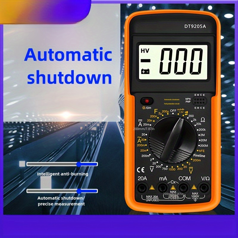 

Dt9205a And Voltage Meter Multifunctional Multimeter, Pocket Multimeter, Of Accurate Reading