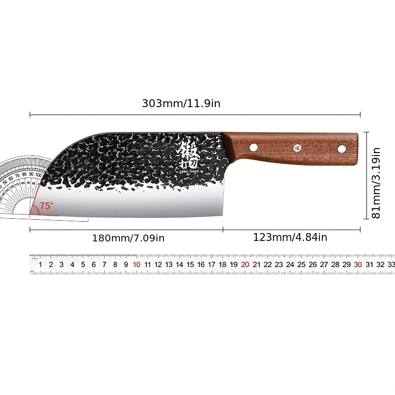 Hand forged Cutting Knife Household Kitchen Chopping Dual - Temu