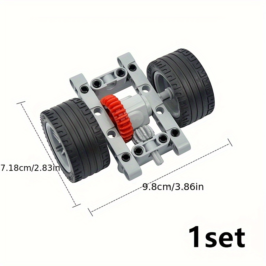 High Tech Gear Wheels Building Blocks Set