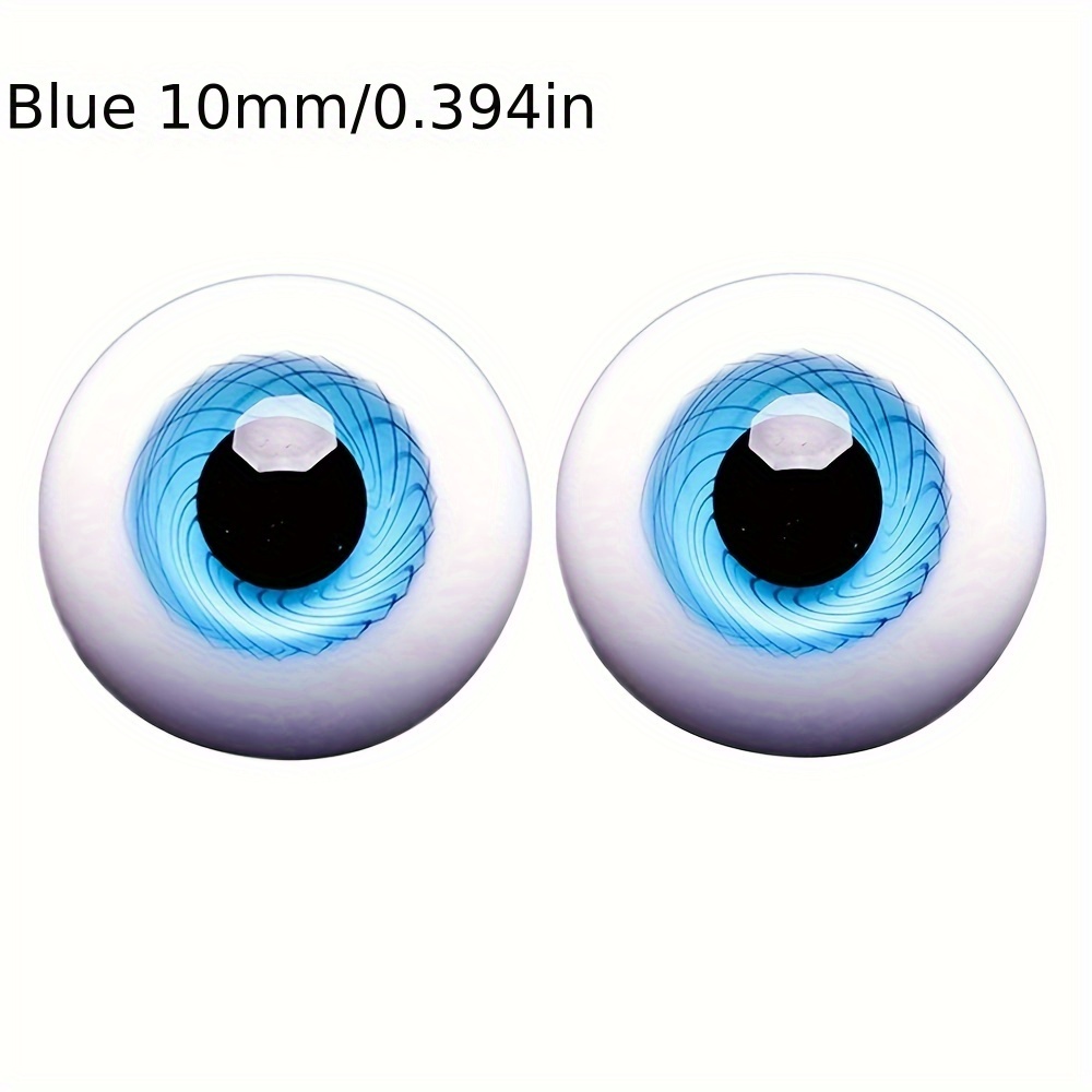 6mm Doll Eyeballs, Glass Eyeballs Round DIY Doll s Halloween