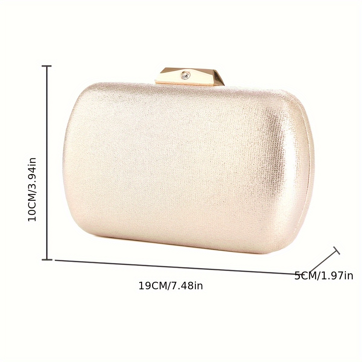 Minimalist Evening Clutch for Banquets and Parties