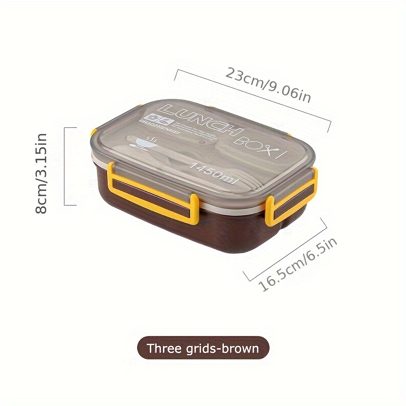 Lunch Box, Leakproof,Food Container Cutlery Set, Bpa Free, Microwave D