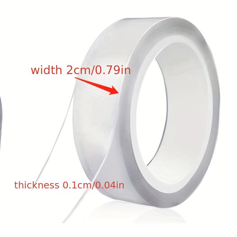 1roll Strong Transparent Sealing Tape Multifunctional Adhesive