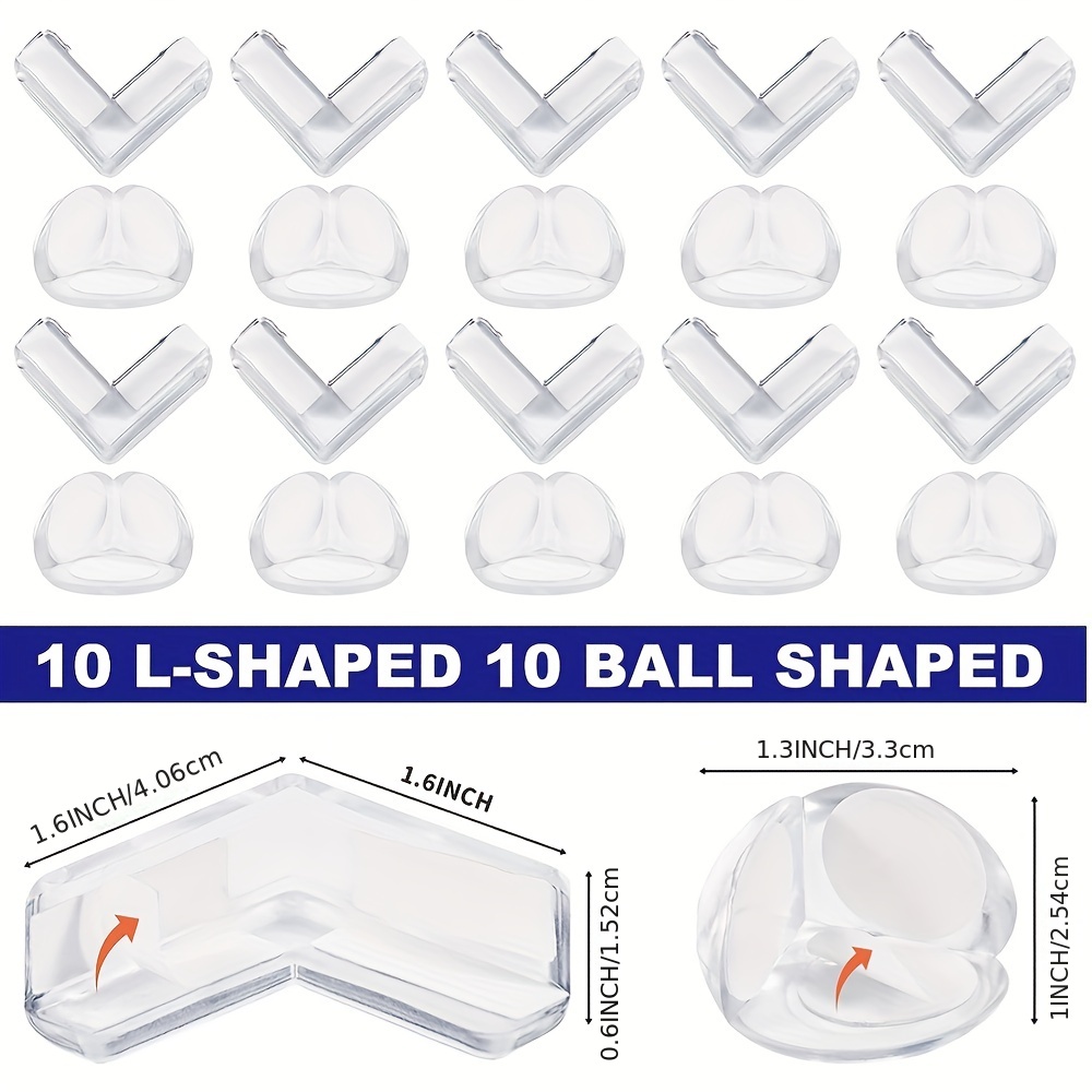 Corner Protector For Baby, Ball Shape And L Shape Protectors