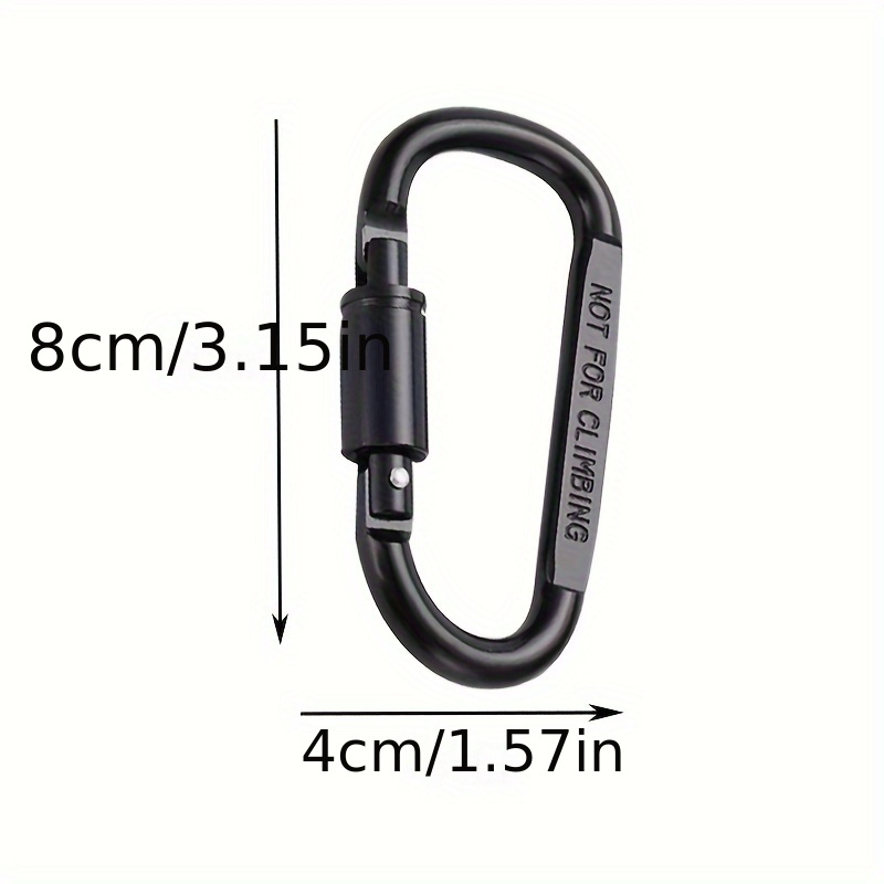 Tactical D Keychain Shape Hook Buckle Clip Climbing Army - Temu