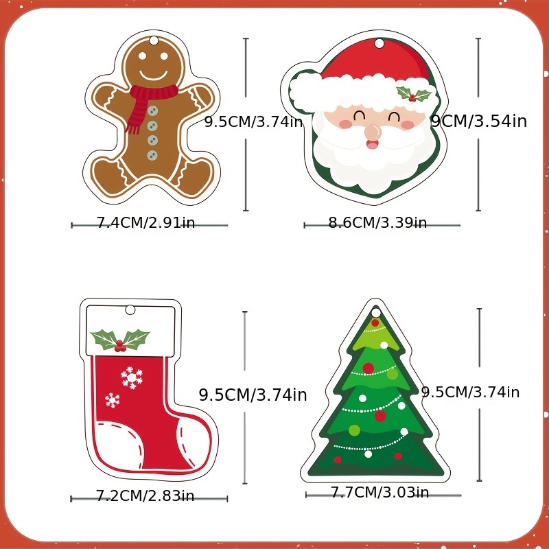 Christmas Printed Dishwashing Sponge Cotton Kitchen Cleaner