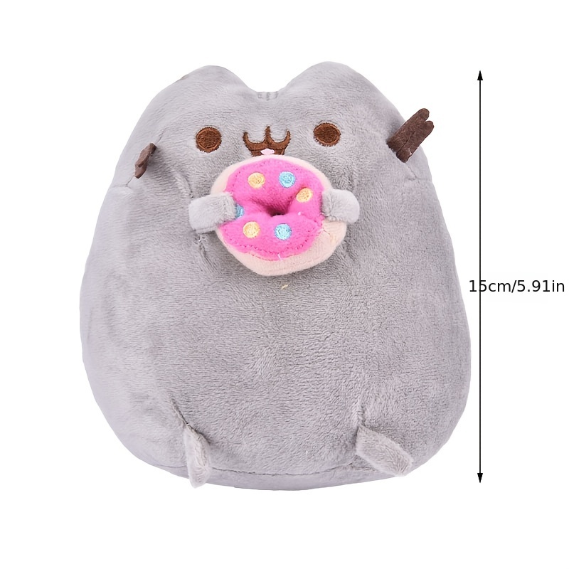 Gato bonito pelúcia brinquedo donut gato pelúcia kawaii gato