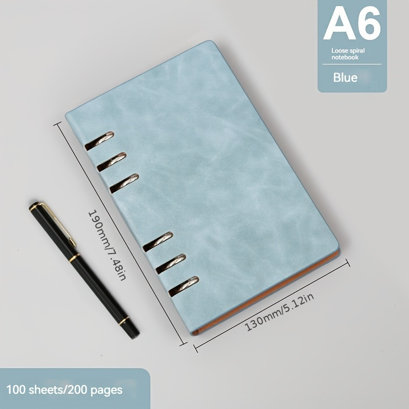 Cuaderno digital A6 de piel sintética con contraseña