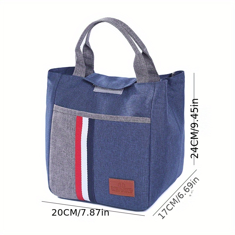 Insulated Lunch Bag Reusable Freezable Cooler Bag with Handle