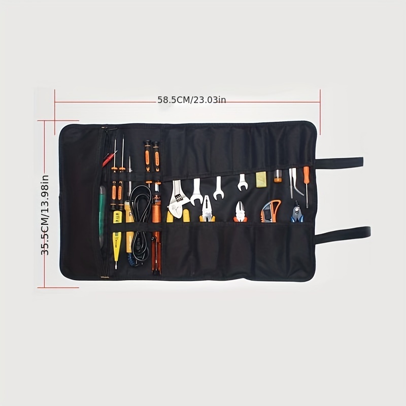 Roll Tool Bag Large Size Wrench Roll Portable Pouch Bag 22 - Temu