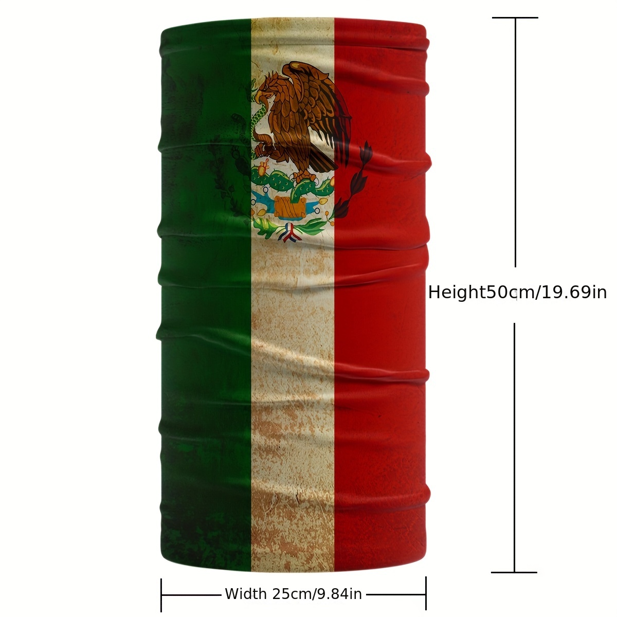 Old Mexico Flag Tube Bandana Outdoor Cycling Windproof Sun - Temu