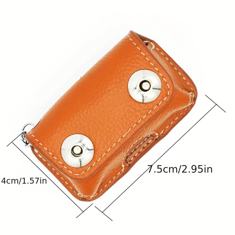 Magnetic Leather Key Pouch