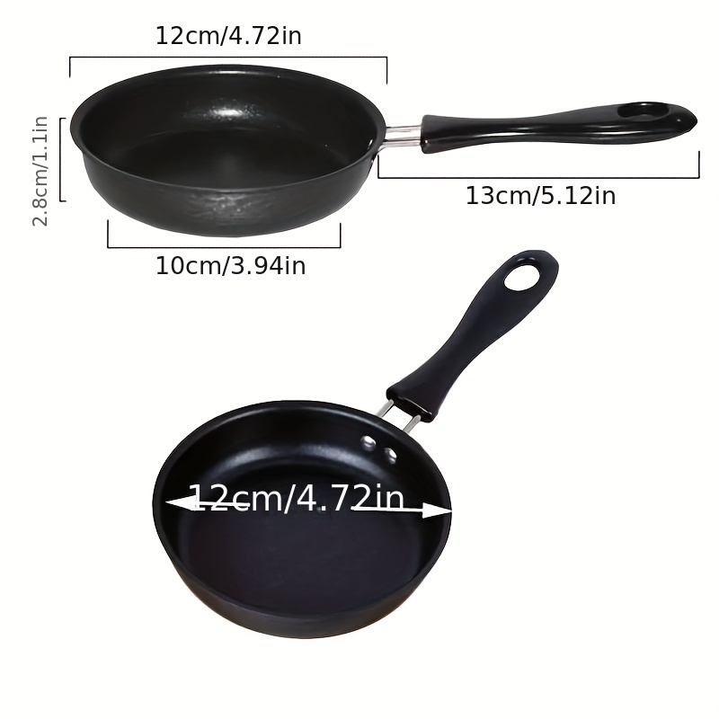 16Cm/6.5 Inches Small Frying Pan Mini Frying Pan Egg Pan Small Non