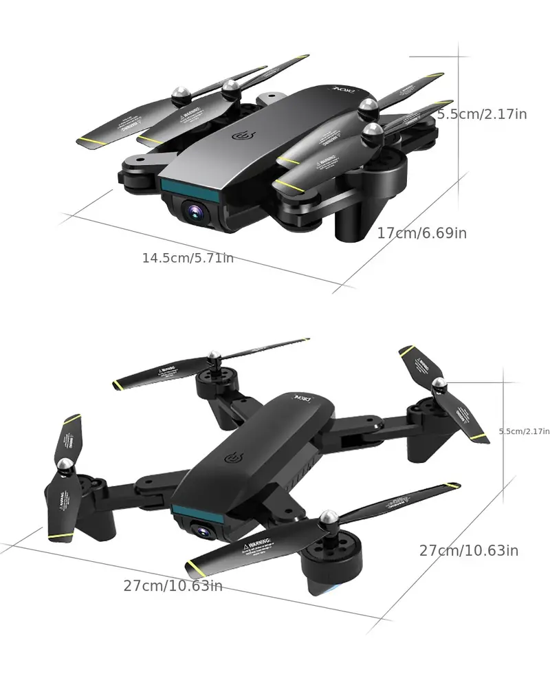 drone with camera for adults quadcopter with brushless motor auto return home long control range includes carrying bag details 7