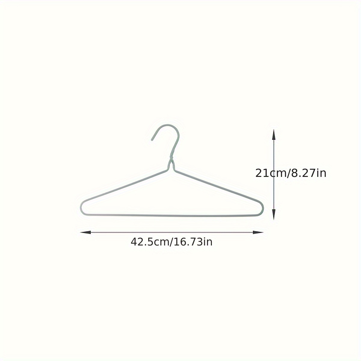 2pcs PP Hangers, Large Wavy Clothes Hangers, Seamless Non-slip Plastic  Clothes Hangers, Multifunction White Clothes Hanger For Household