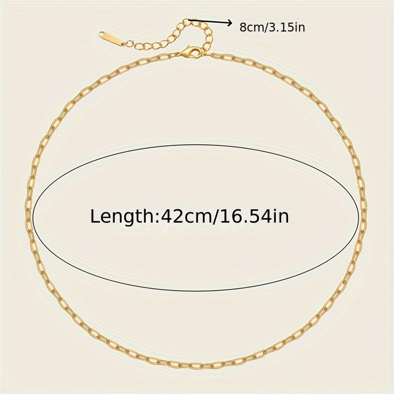 Vintage Cross Chain Necklace for Women - Adjustable Stainless Steel Accessory