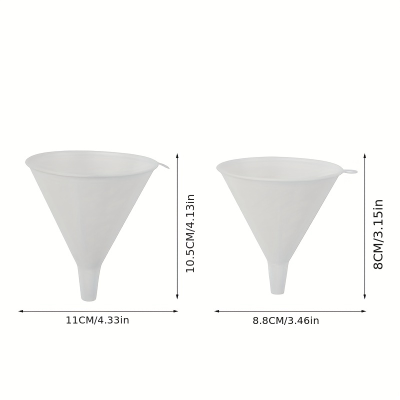 Funnel Plastic Funnel Set Large Medium And Small Kitchen - Temu