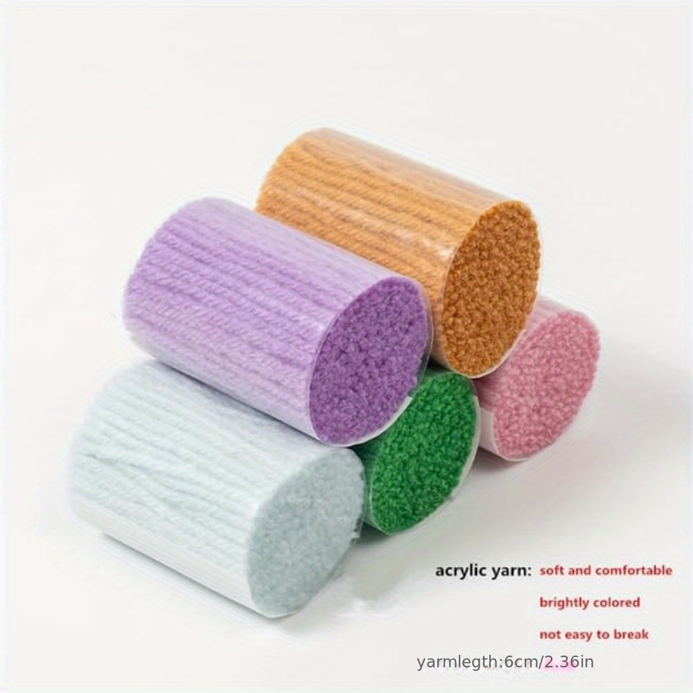 Latch Hook Cushion Kits with Bear Pattern for Handmade Crochet Craft