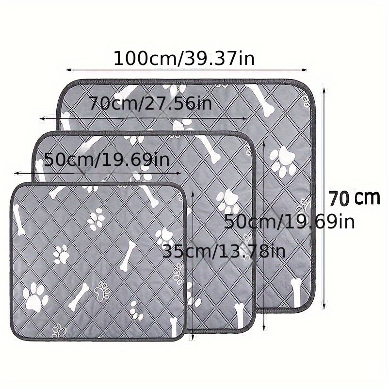 pet training potty pad with cute cartoon   design absorbent indoor outdoor urinal mat for dogs cats rabbits machine washable durable portable for   crate liner housebreaking aid leakproof material rabbit owners Product details 0