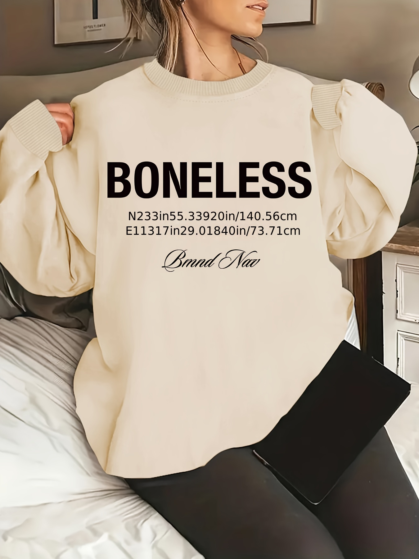 Banana Bad Ass Nana Sweatshirt - Funny Grandma Graphic Long Sleeve Top, Cotton Blend, Birthday Gift For Nana