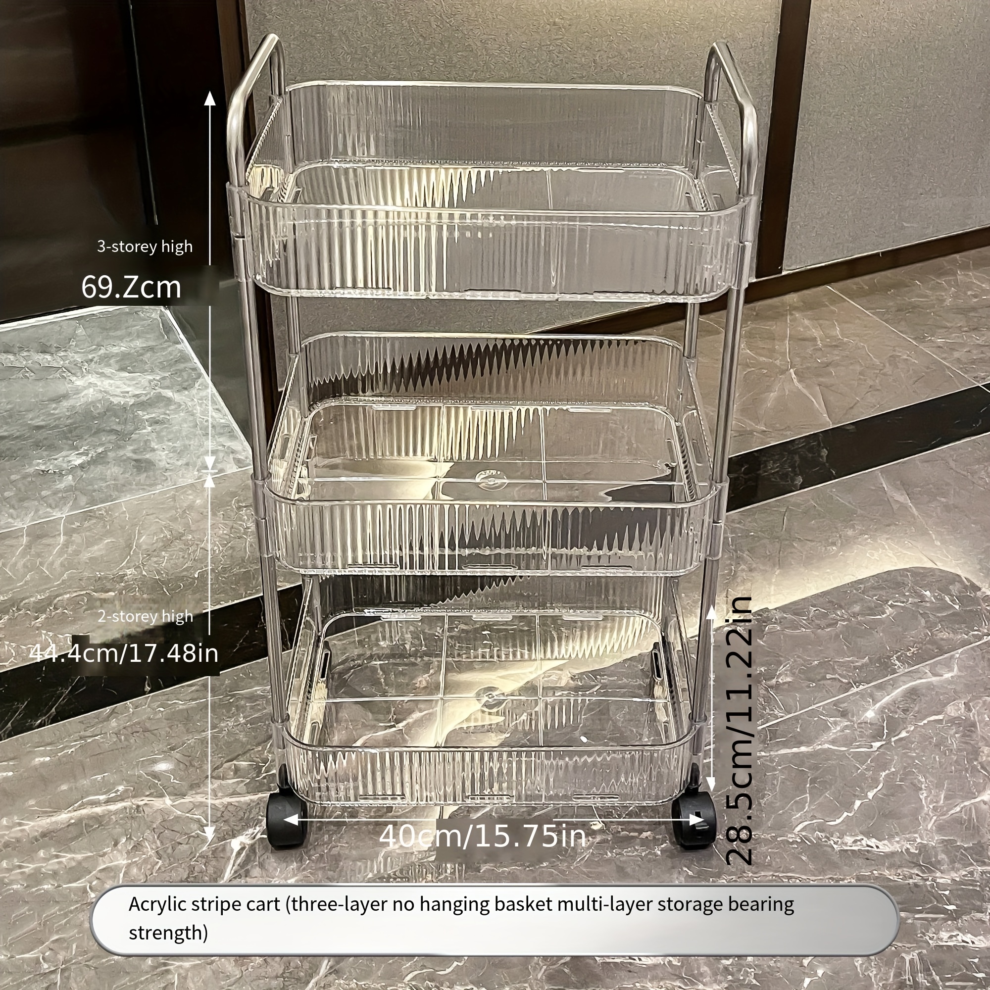 Multifunctional Multi layer Small Storage Strolley Kitchen - Temu