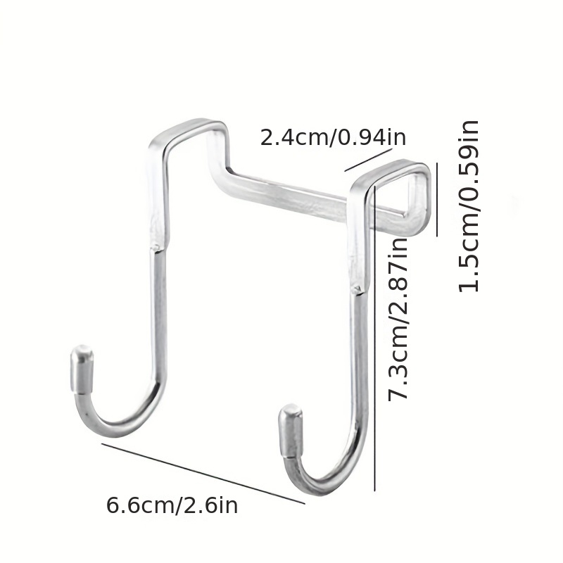 304 Stainless Steel Hook Free Punch Double S type Hook - Temu