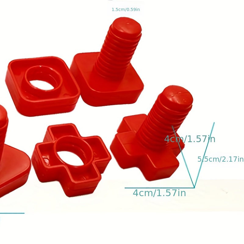 Baby Puzzle Toy for 1-2 Years Old - Shape Pairing Screw Assembly