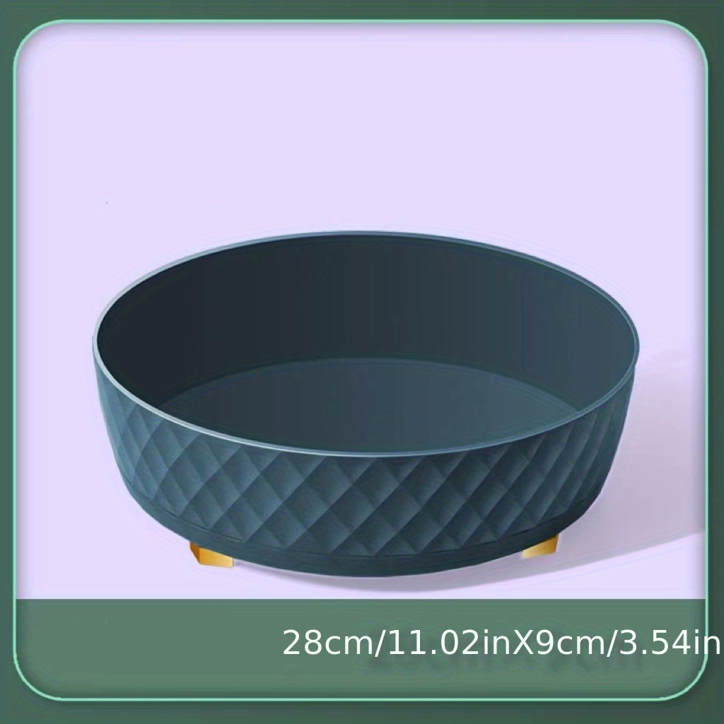 Round Turntable Kitchen Storage Rotating Non Slip Tray