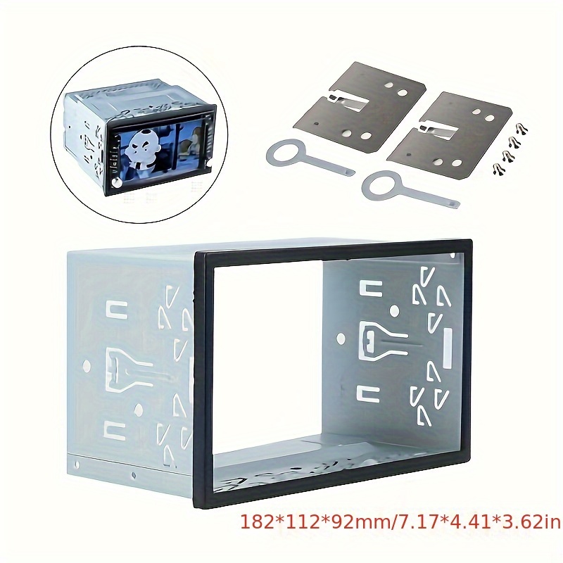 

Double Din Mounting Kit, Metal , Frame And For Installation