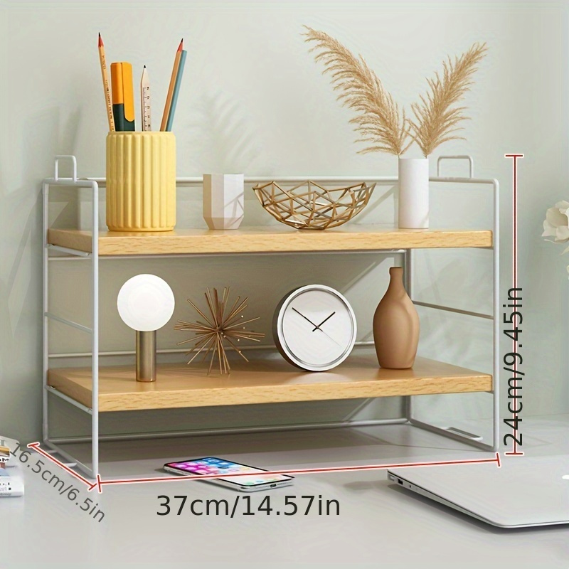 Desktop Shelf Student Dormitory Desk Storage Rack Office - Temu