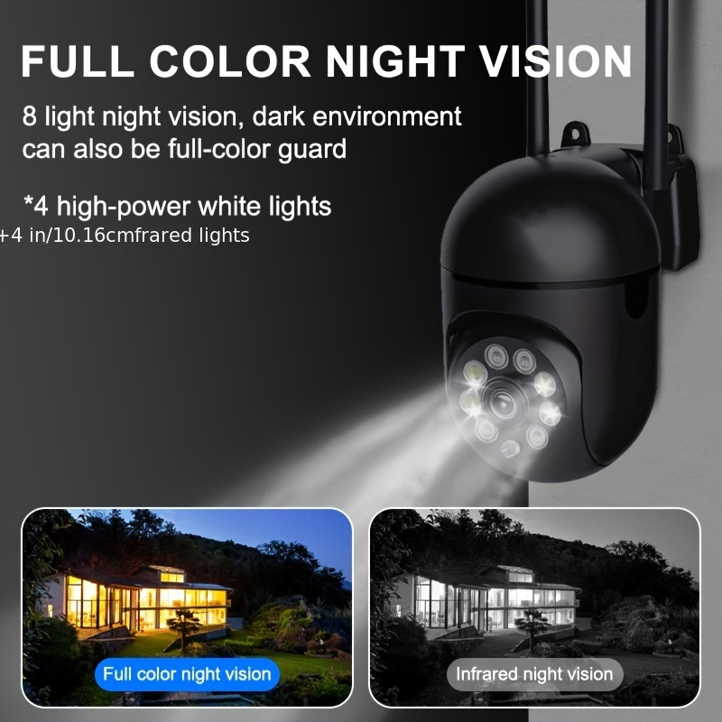   3mp hd wi fi security camera 355 pan tilt   night   motion detection two way audio color night vision 2 4g intercom remote control home surveillance system usb powered compatible with smartphones details 6