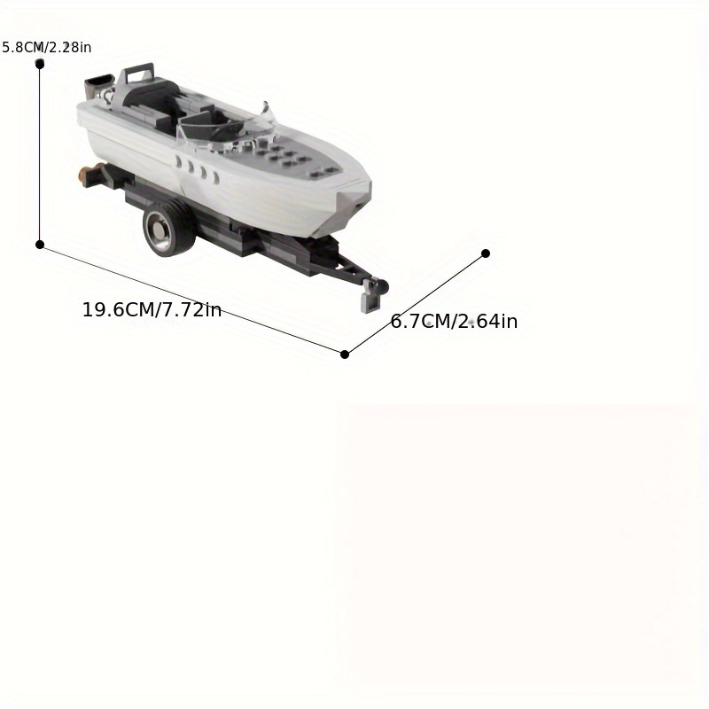 Yacht Building Block Assembly Toys