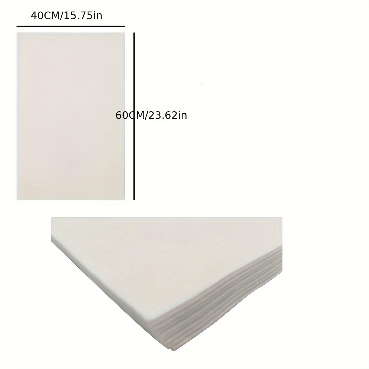 Image of Single Piece Soft Felt Cloth, Colored Non-woven Fabric, Thickened 2mm Needle Non-woven Fabric, 40x60cm, Kindergarten Handmade Fabric, Paper Cloth, Decorative Production, 1pc