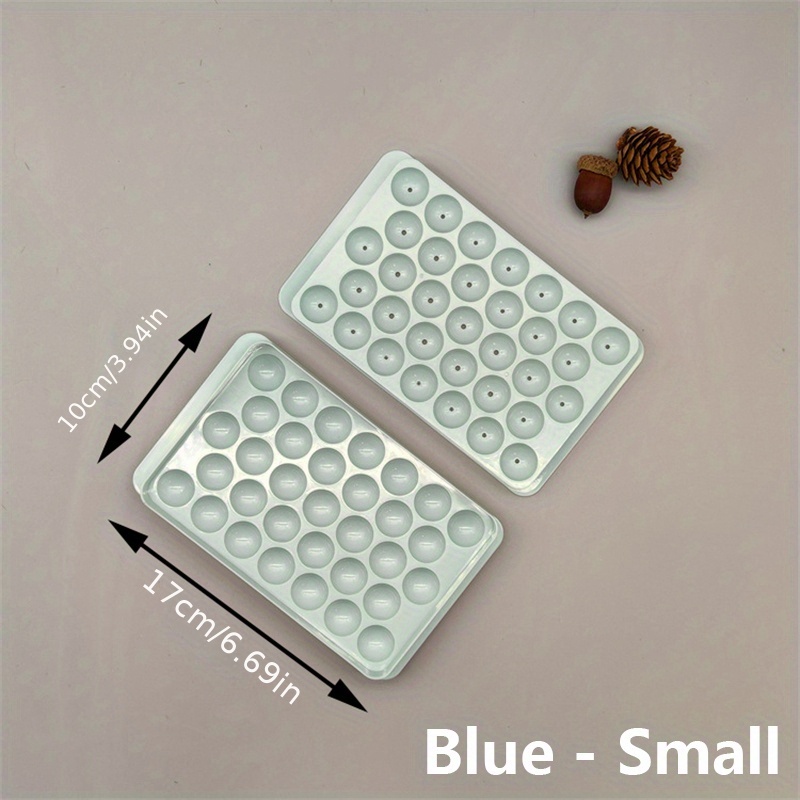 Silicone Ice Ball Mold With Lid - 33 Holes For Homemade Ice Cubes And Ice  Boxes - Easy To Clean And Dishwasher Safe - Temu