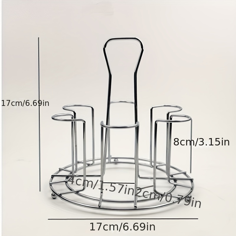 1 Pieza Estante Almacenamiento Vasos Vidrio Metal Taza Agua - Temu