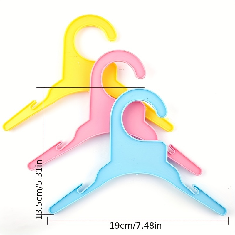 Small Hangers 2 Size Plastic Pet Clothes Hangers Small Baby - Temu