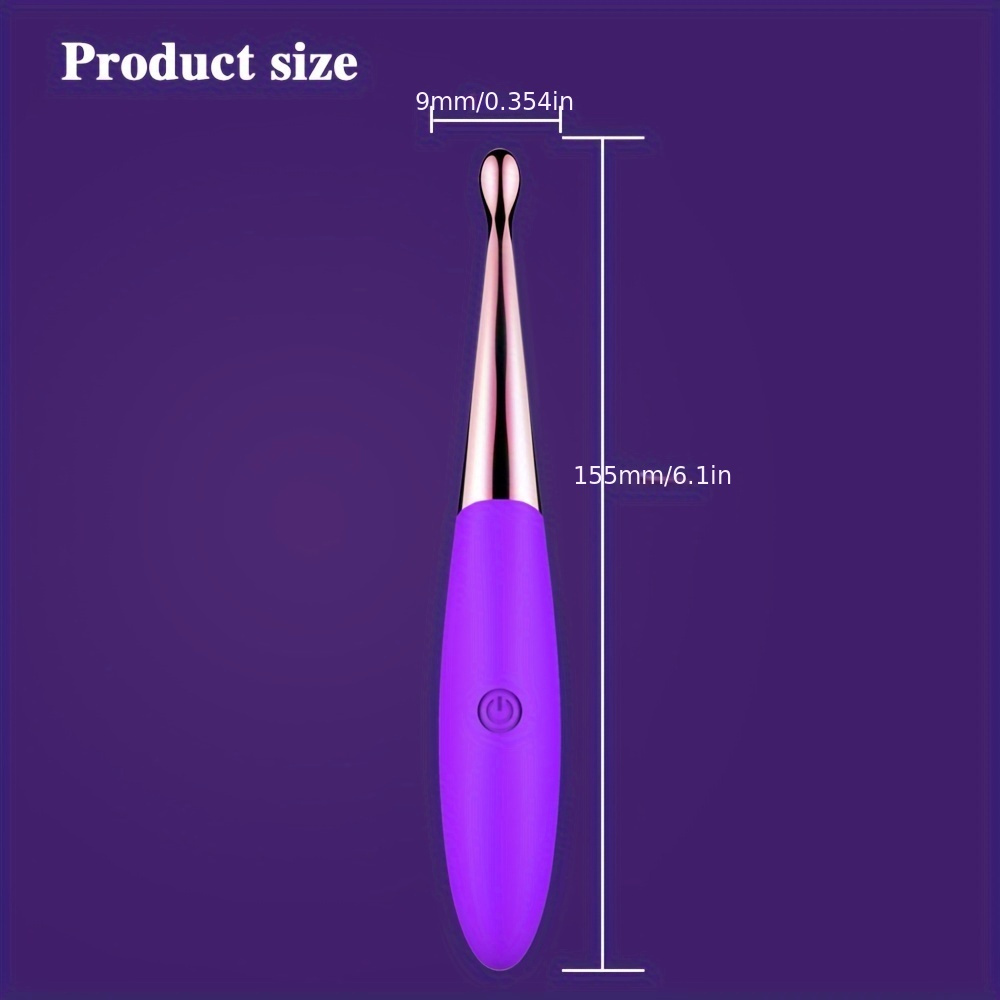 14 frequency female point pen vibrator stimulator portable handheld female vibrator g spot breast massage point vibrator 2