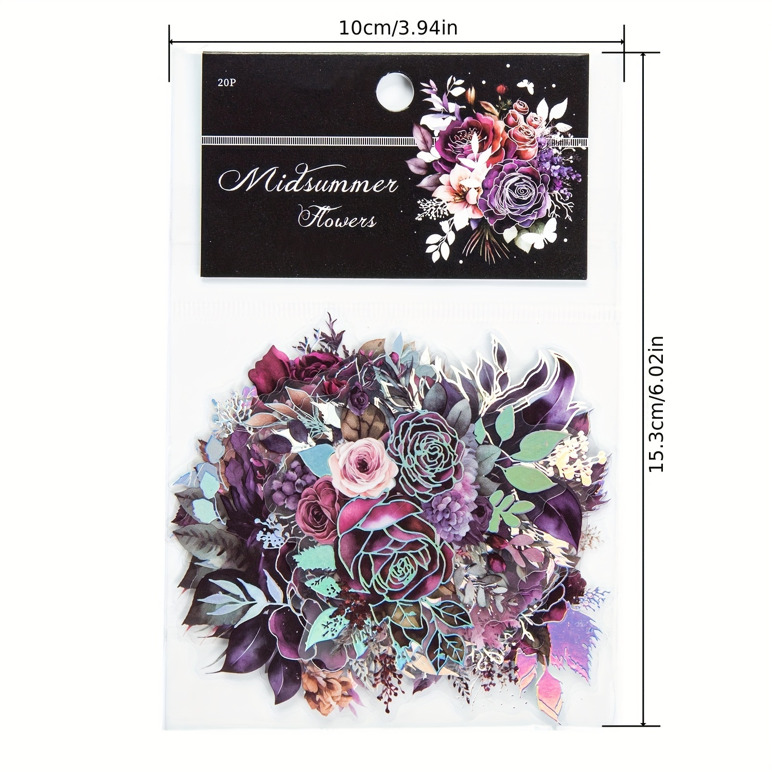 Journal Pages | Floral Series | 10 Pack