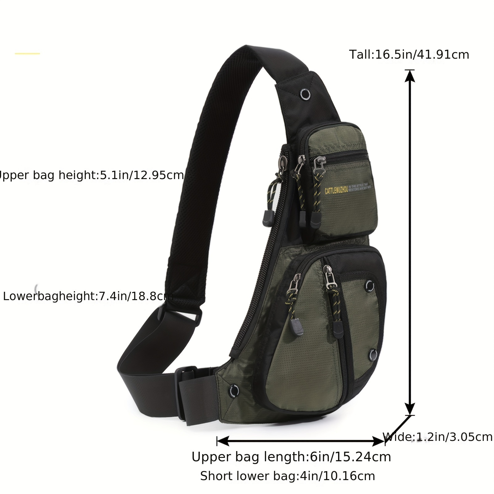 big and tall sling bag