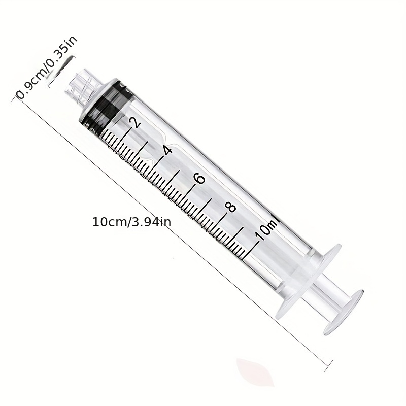 5pcs 0.34oz Syringes Blunt Tip Needle Storage Caps - Glue Applicator, Oil  Dispensing