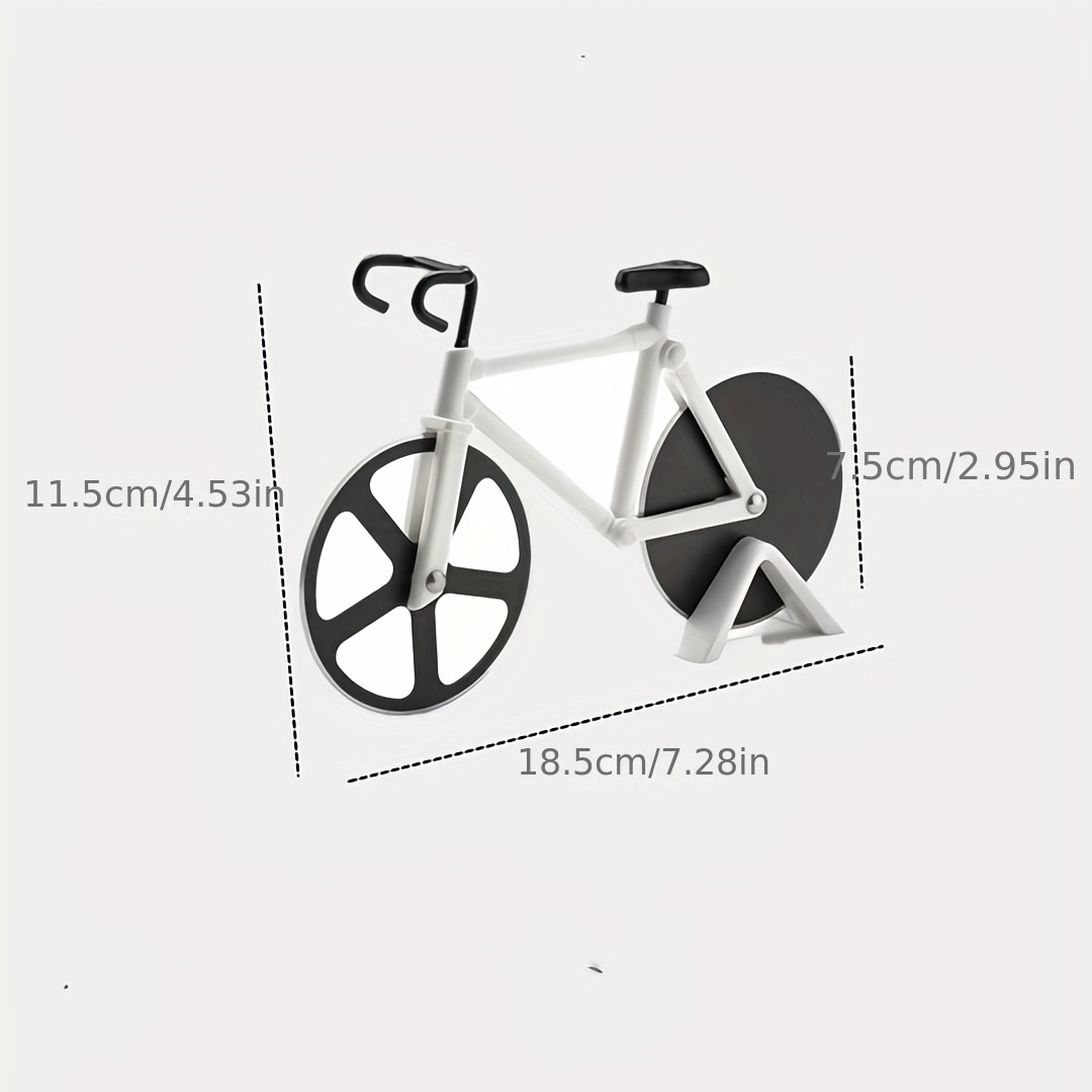 Bicicletta Pizza Cutter Ruota In acciaio inossidabile Bici Rullo Pizza  Elicottero Affettatrice Cucina Gadget Pizza Cutter Coltelli