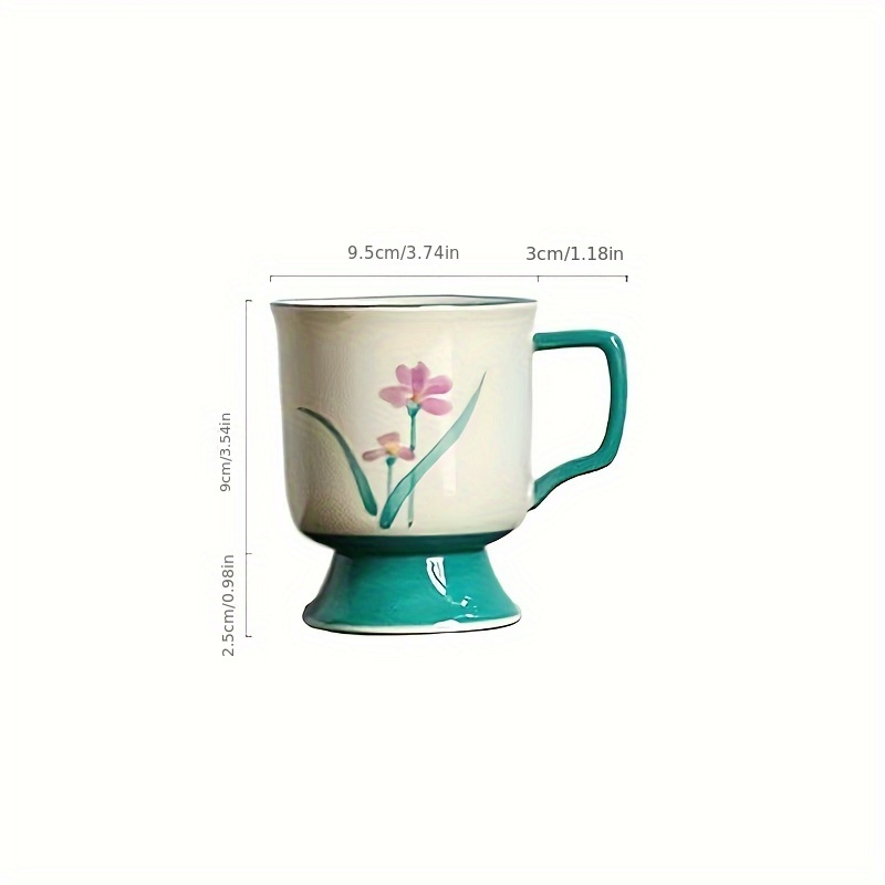 Peach Coffee Mug Ceramic Water Cup Cute Tea Cup Tea - Temu