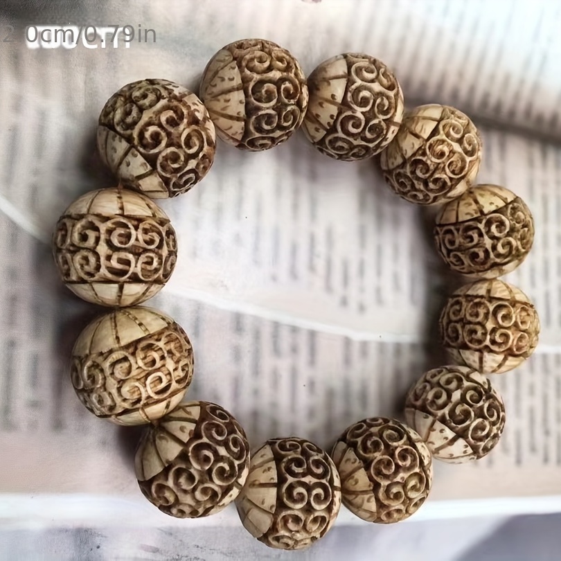 Silk Wood Healing Chakra Bracelet, Unisex Style