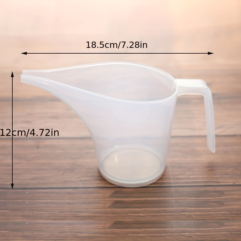 1PCS Clear Glass Liquid Measuring Cup With Large Handle - Large Print  Measurements for Baking, Cooking,Pouring Liquid