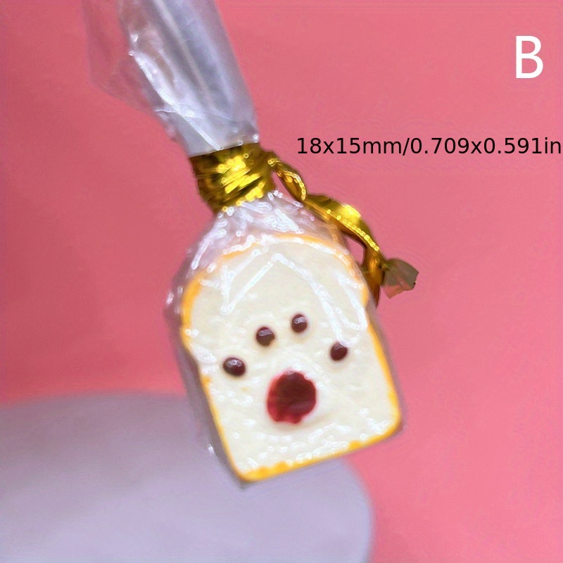 1 Bag 1:12 Dollhouse Miniature Bread Sliced Toast Food Model - Temu