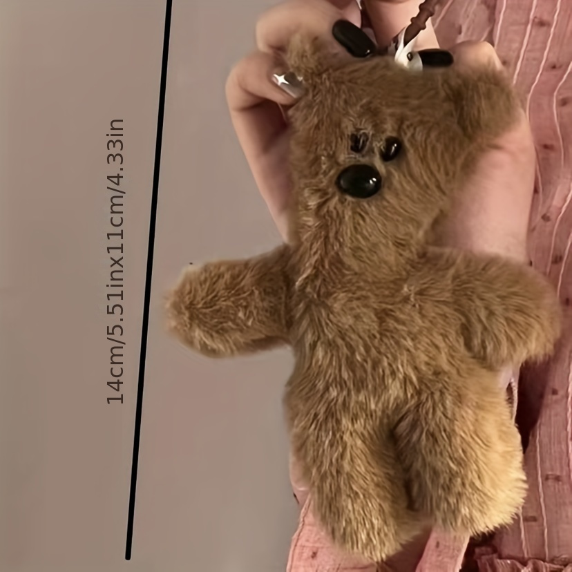 Squeaky Teddy Bear Pendant Mr. Bean Teddy Bear Squeaky - Temu