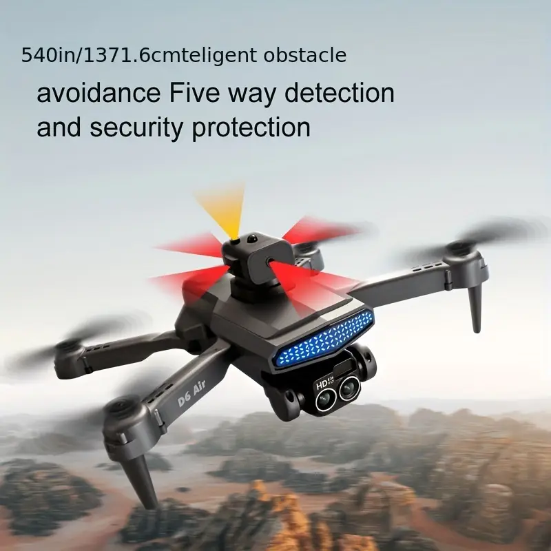 d6 double camera uav obstacle avoidance electric camera toy a perfect christmas gift for children details 4